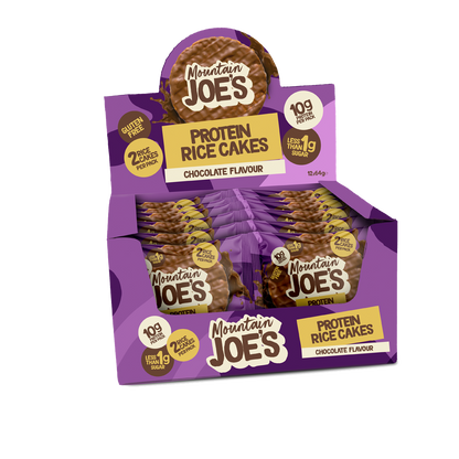 Mountain Joe's Rice Cake 12x64g - Milk Chocolate product packaging