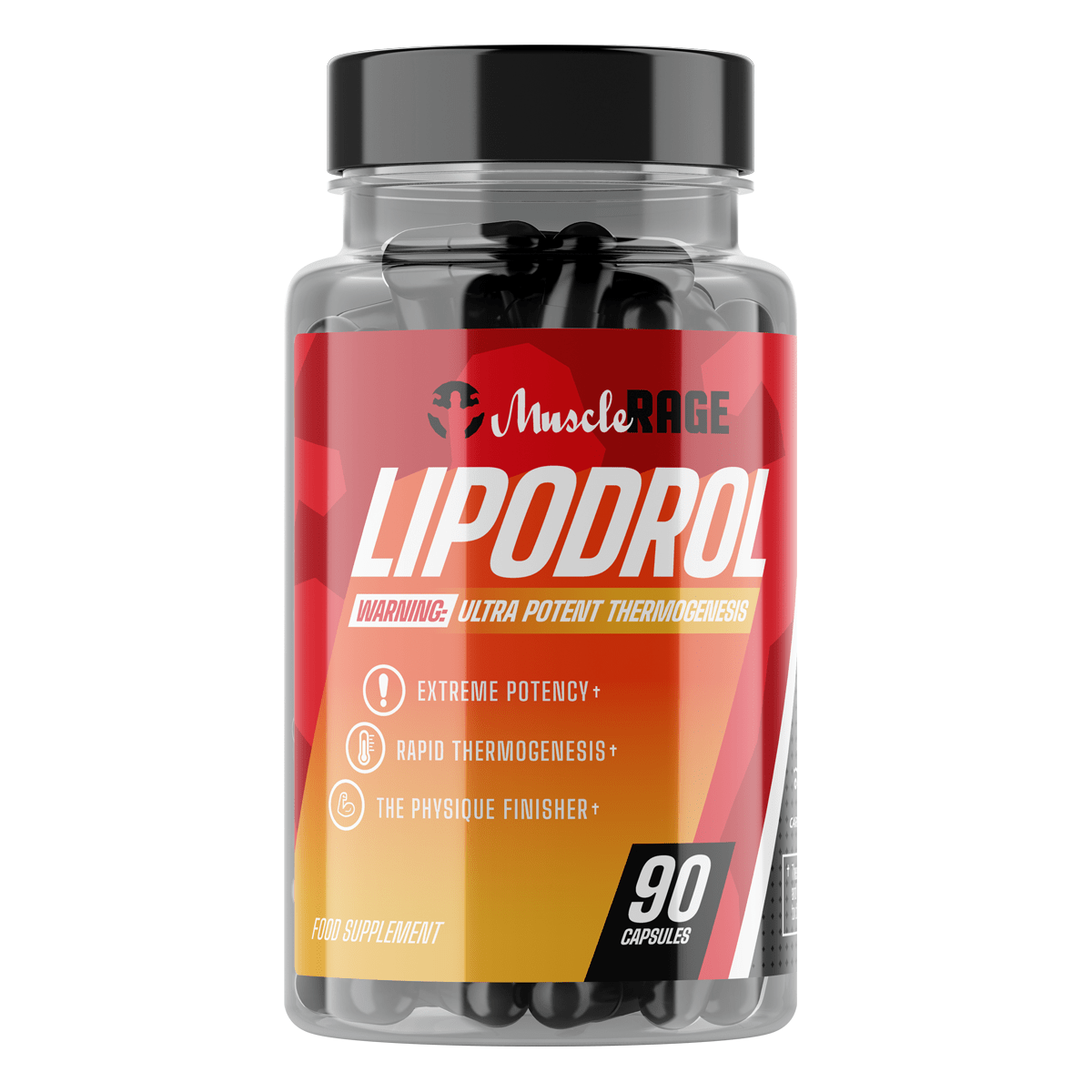 Muscle Rage Lipodrol 90 Caps — MRA013