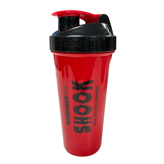 Murdered Out Smartshake Shook Shaker Red & Black 600ml — MUR039