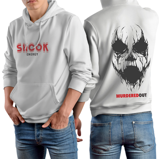 Murdered Out Shook Hoodie Large — MUR048