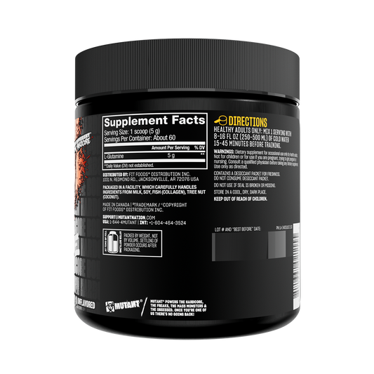 Mutant Core L'Glutamine 300g — MUT026_B