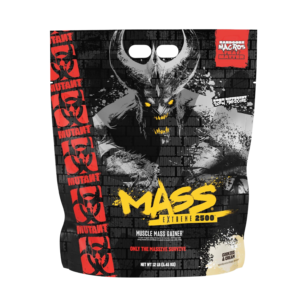 Mutant Mass Extreme 2500 5.45kg - Vanilla Ice Cream product packaging