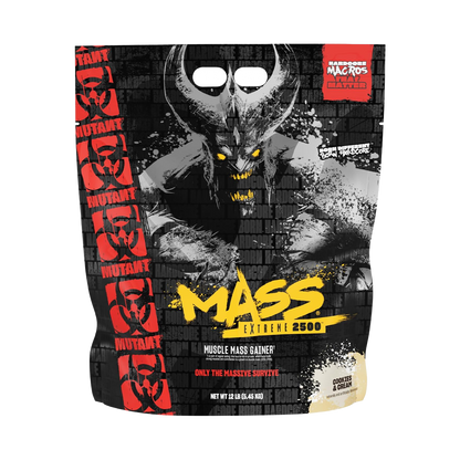 Mutant Mass Extreme 2500 5.45kg - Vanilla Ice Cream product packaging