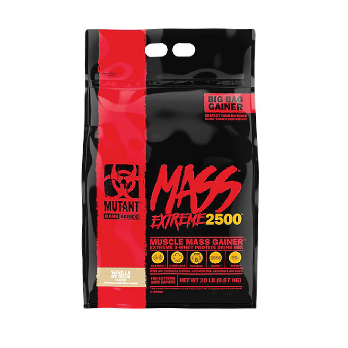 Mutant Mutant Mass Extreme 9.07kg - Vanilla Ice Cream product packaging