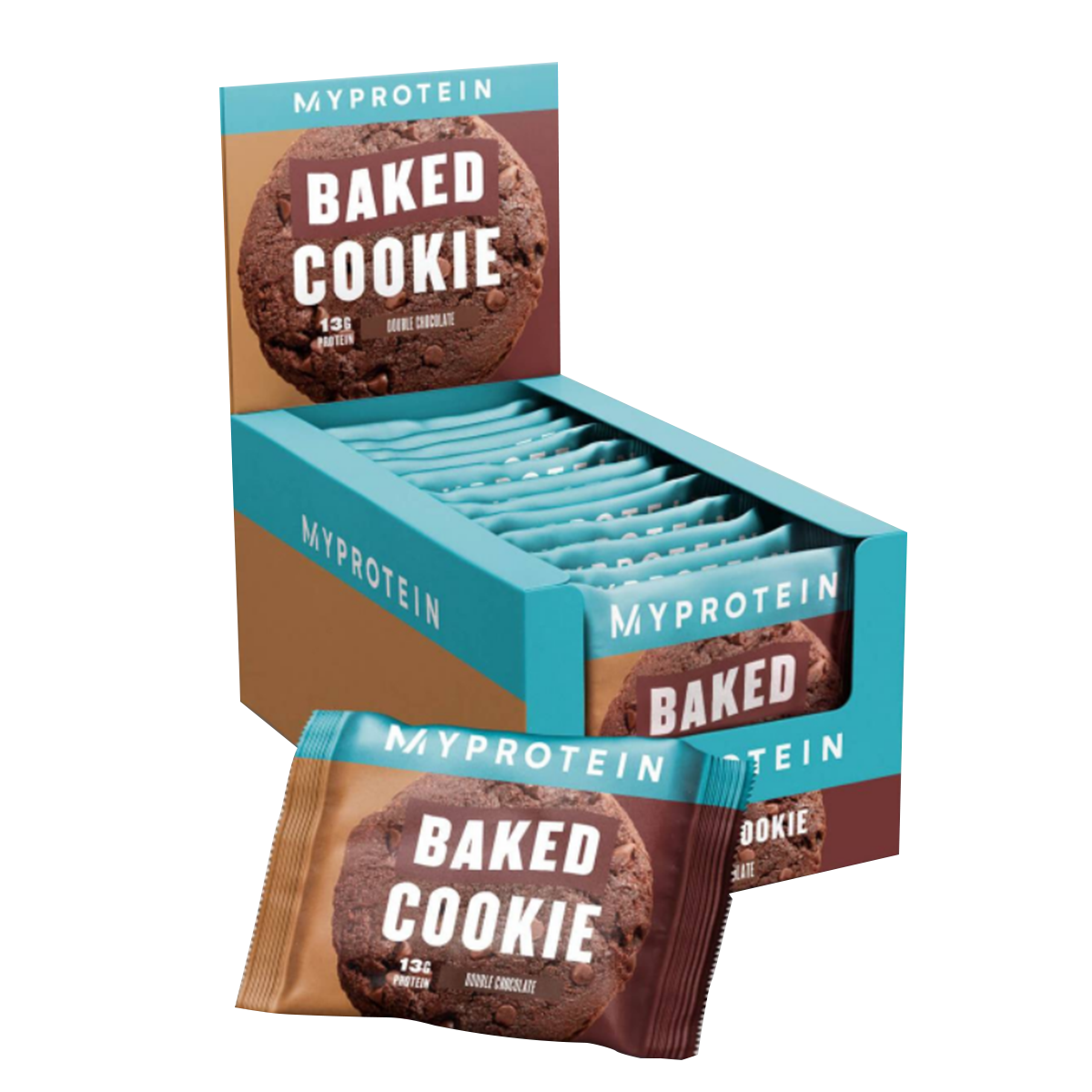 MyProtein Baked Cookie 12x75g — packshot