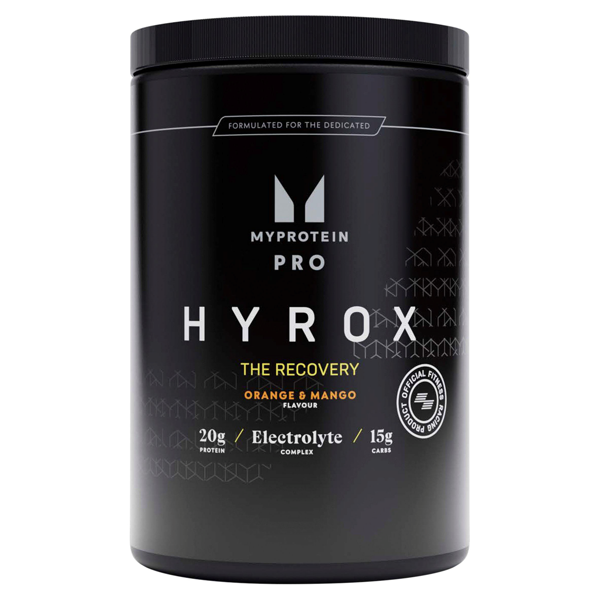 MyProtein Pro x Hyrox - THE Recovery 688g - Orange & Mango product packaging