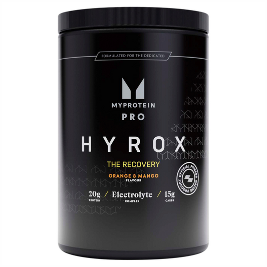 MyProtein Pro x Hyrox - THE Recovery 688g - Orange & Mango product packaging