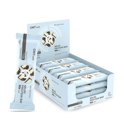QNT Milkii Protein Bar 12x60g - Chocolate & Coconut