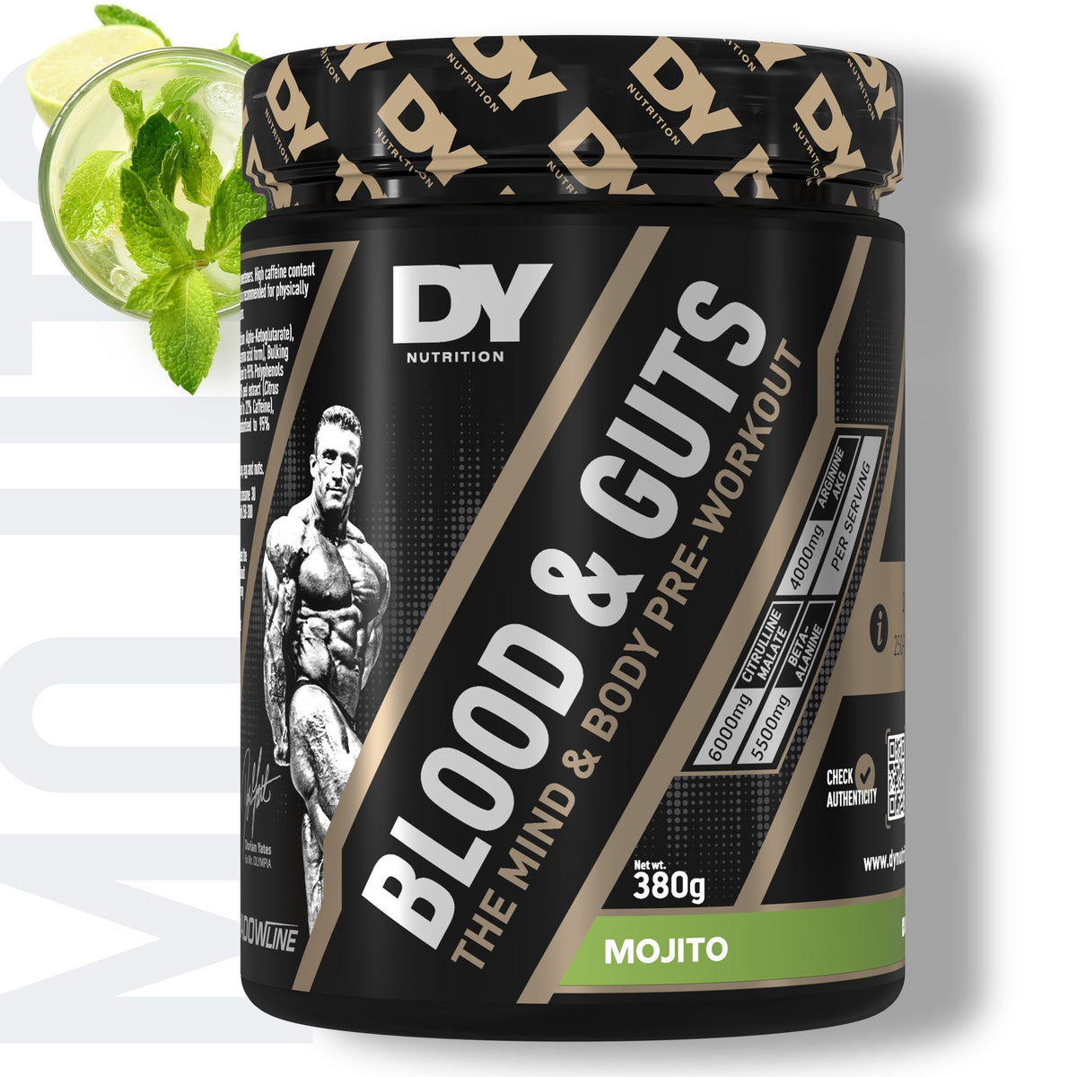 DY Nutrition Blood And Guts 380g — Mojito