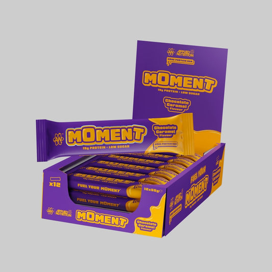 Applied Nutrition Moment Protein Bar 12x55g Chocolate Caramel packshot
