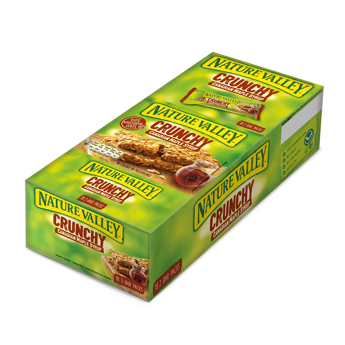 Nature Valley Crunchy 18x42g - Canadian Maple Syrup product packaging