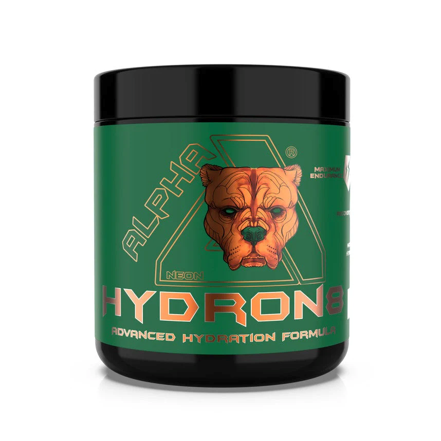 Alpha Neon Hydron8 330g - Salty Peach Mango product packaging
