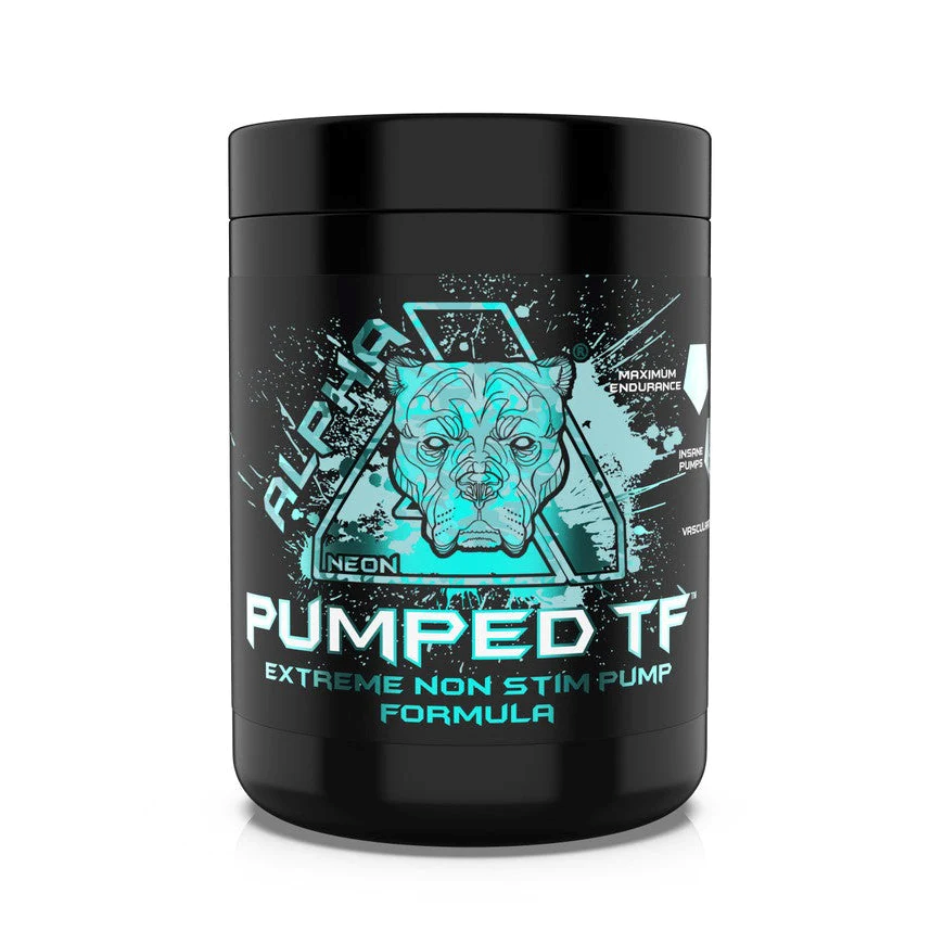 Alpha Neon Pumped TF 380g - Rainbow Candy product packaging