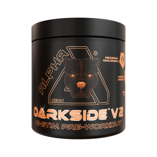 Alpha Neon Darkside V2 300g - Blue Raspberry product packaging