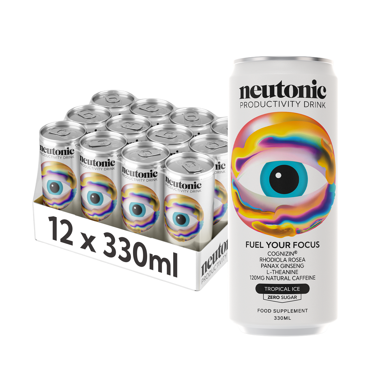 Neutonic 12x330ml - Tropical Ice product packaging