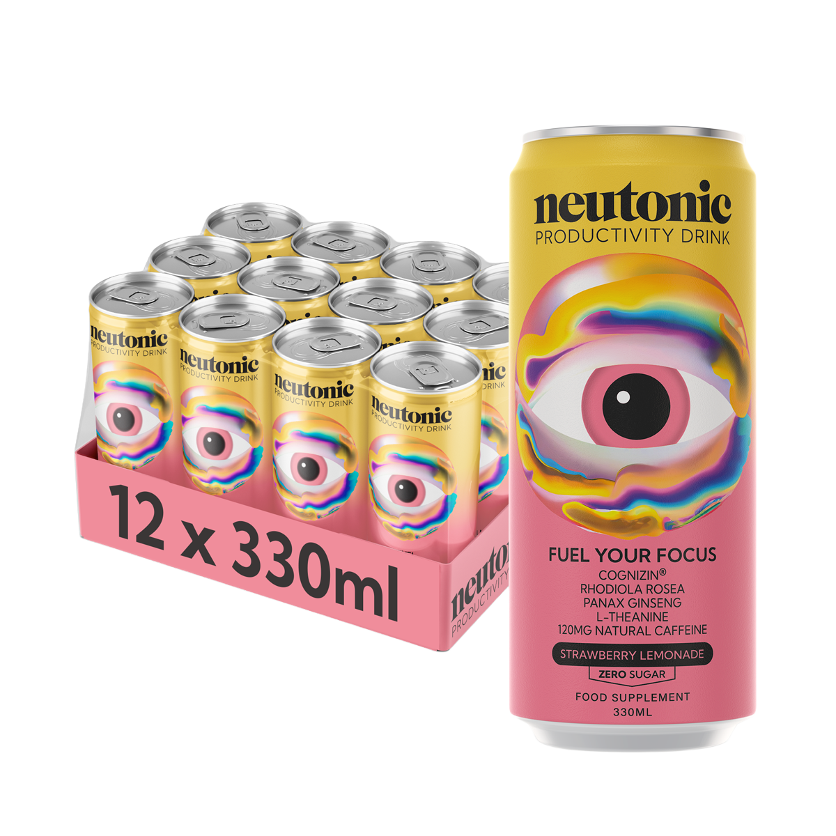 Neutonic 12x330ml - Strawberry Lemonade product packaging