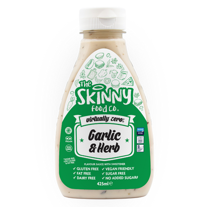 The Skinny Food Co Skinny Sauce 425ml Garlic & Herb packshot