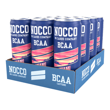 NOCCO BCAA 12x330ml Miami Strawberry packshot