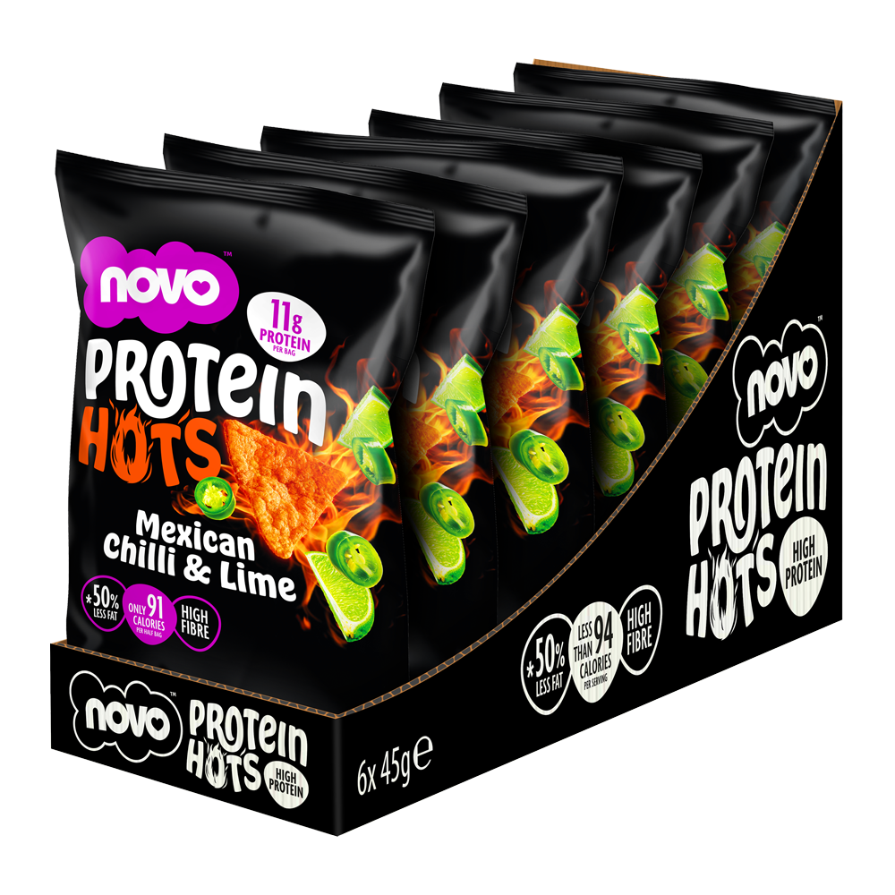 Novo Nutrition Novo Protein Hots 6x45g - Mexican Chilli & Lime