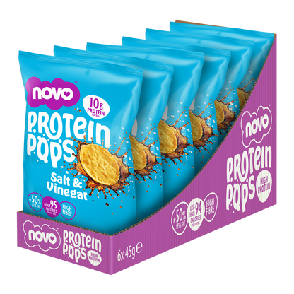 Novo Protein Pops 6x45g Salt and Vinegar packshot