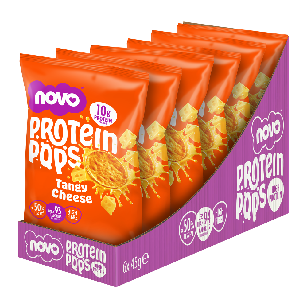 Novo Protein Pops 6x45g Tangy Cheese packshot