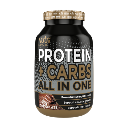 NutriSport Protein + Carbs 1.4kg Chocolate packshot