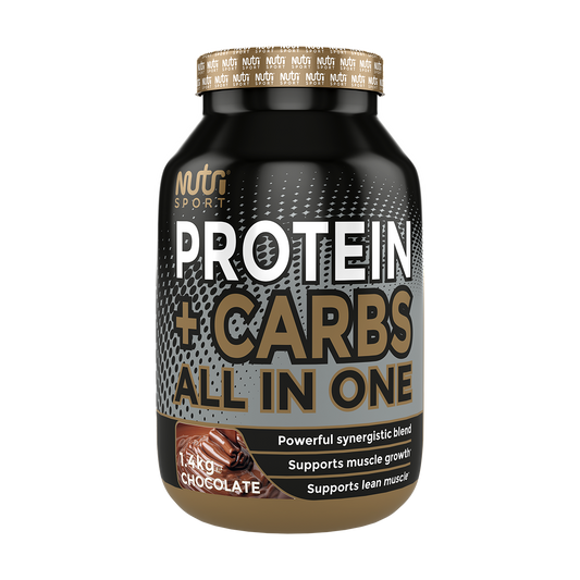 NutriSport Protein + Carbs 1.4kg Chocolate packshot