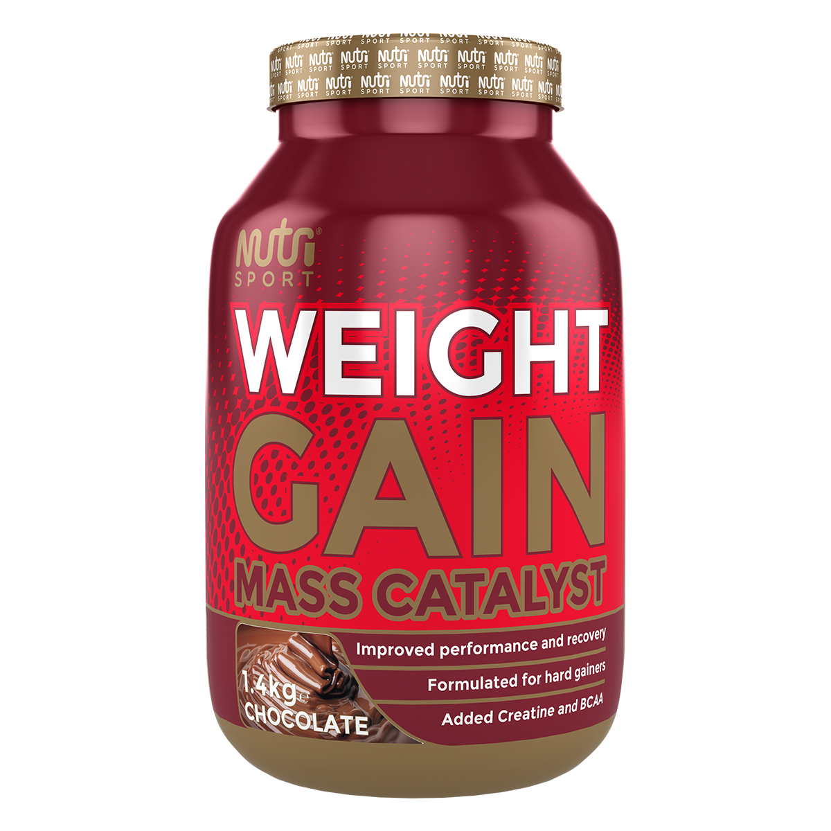 NutriSport Weight Gain 1.4kg Chocolate packshot