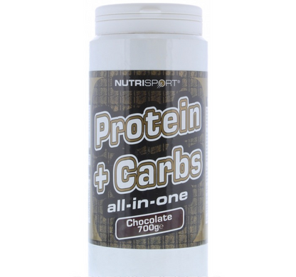 NutriSport Protein & Complex Carbs 700g - Chocolate product packaging