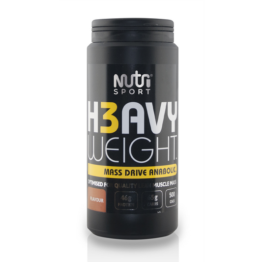 NutriSport H3avyweight Mass Drive Anabolic 500g - Chocolate product packaging