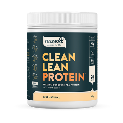 Nuzest Clean Lean Protein 500g - Just Natural product packaging