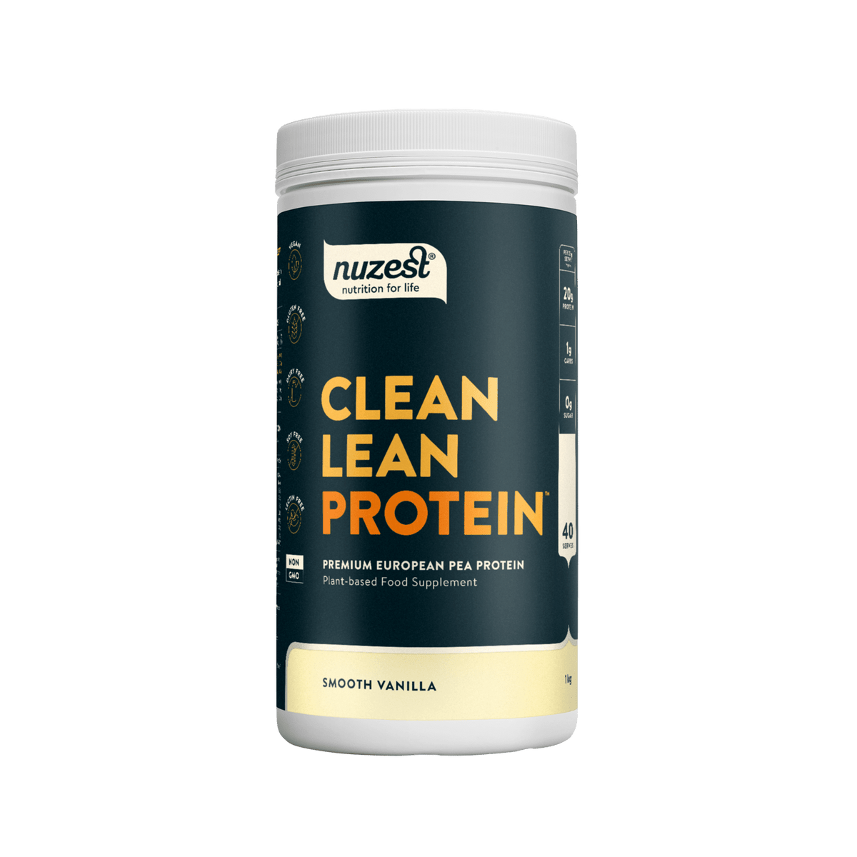 Nuzest Clean Lean Protein 1kg - Smooth Vanilla