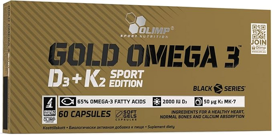 Olimp Sport Nutrition Gold Omega 3 D3+K2 60 Caps — OLM021