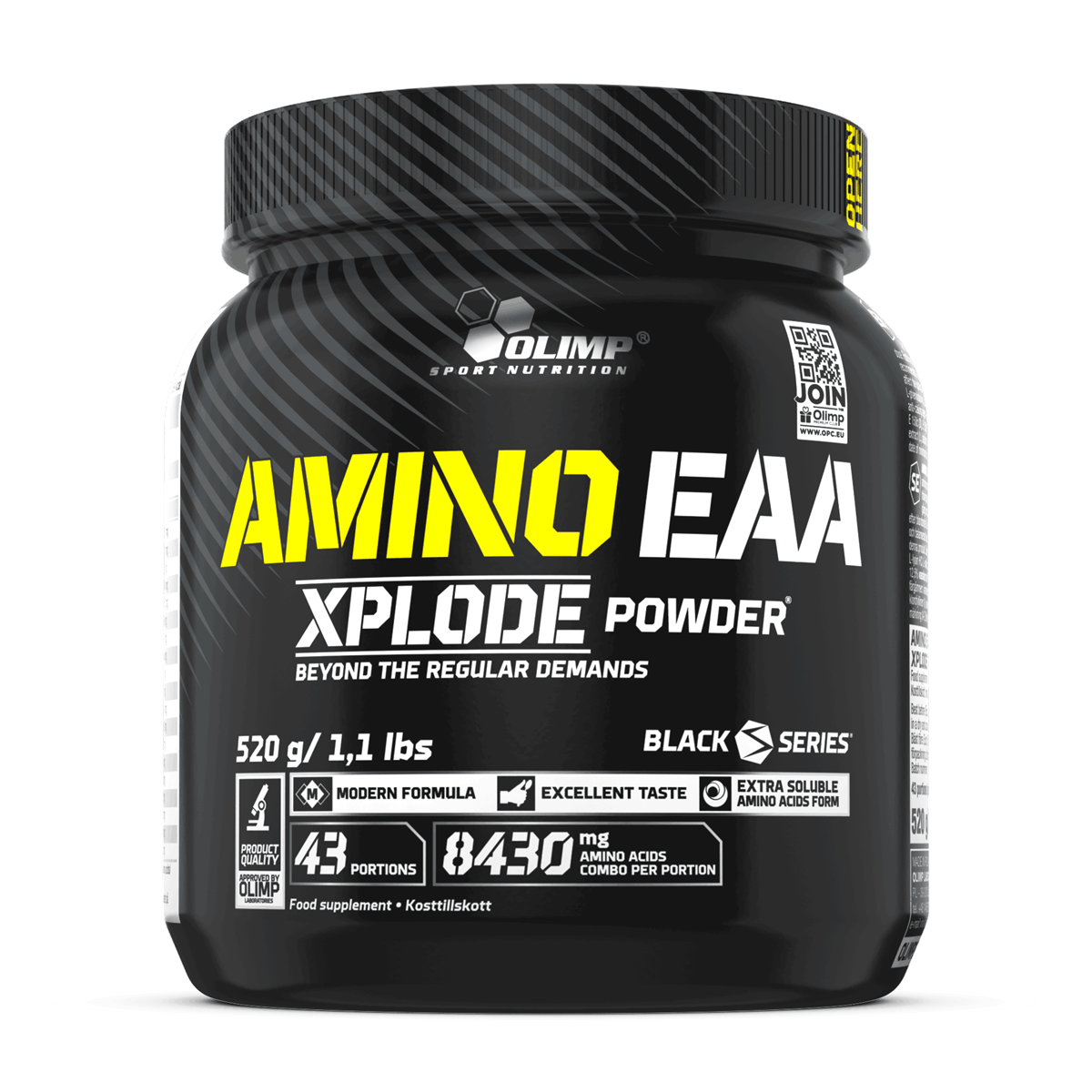 Olimp Sport Nutrition Amino EAA Xplode 520g - Fruit Punch product packaging