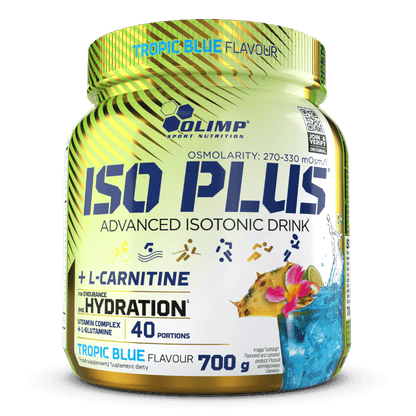 Olimp Sport Nutrition Iso Plus 700g — Tropic Blue — product front