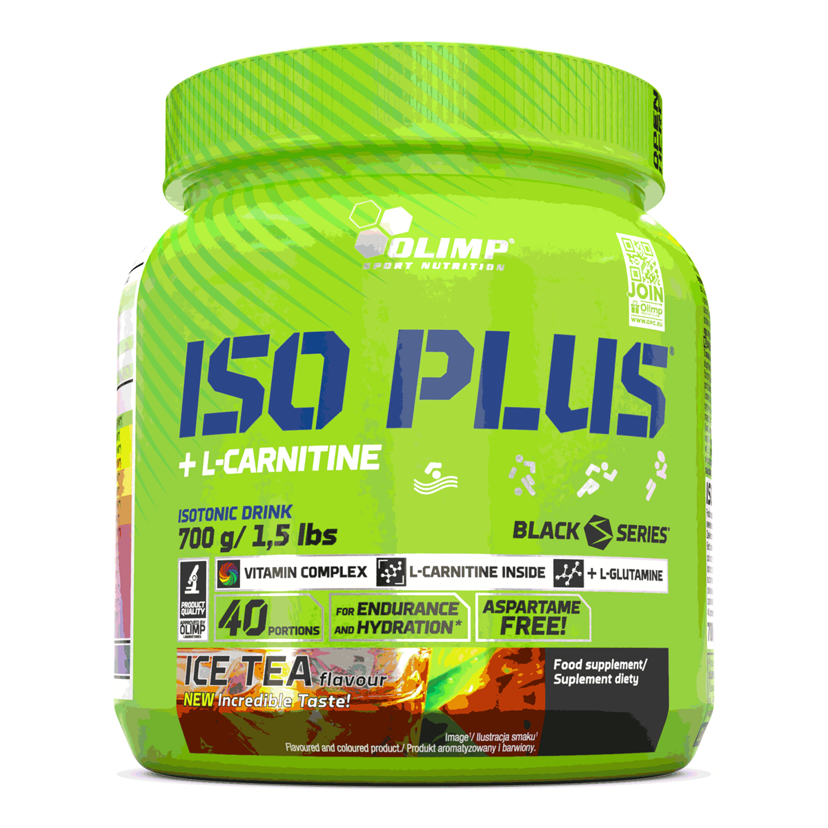 Olimp Sport Nutrition Iso Plus 1505g - Lemon product packaging