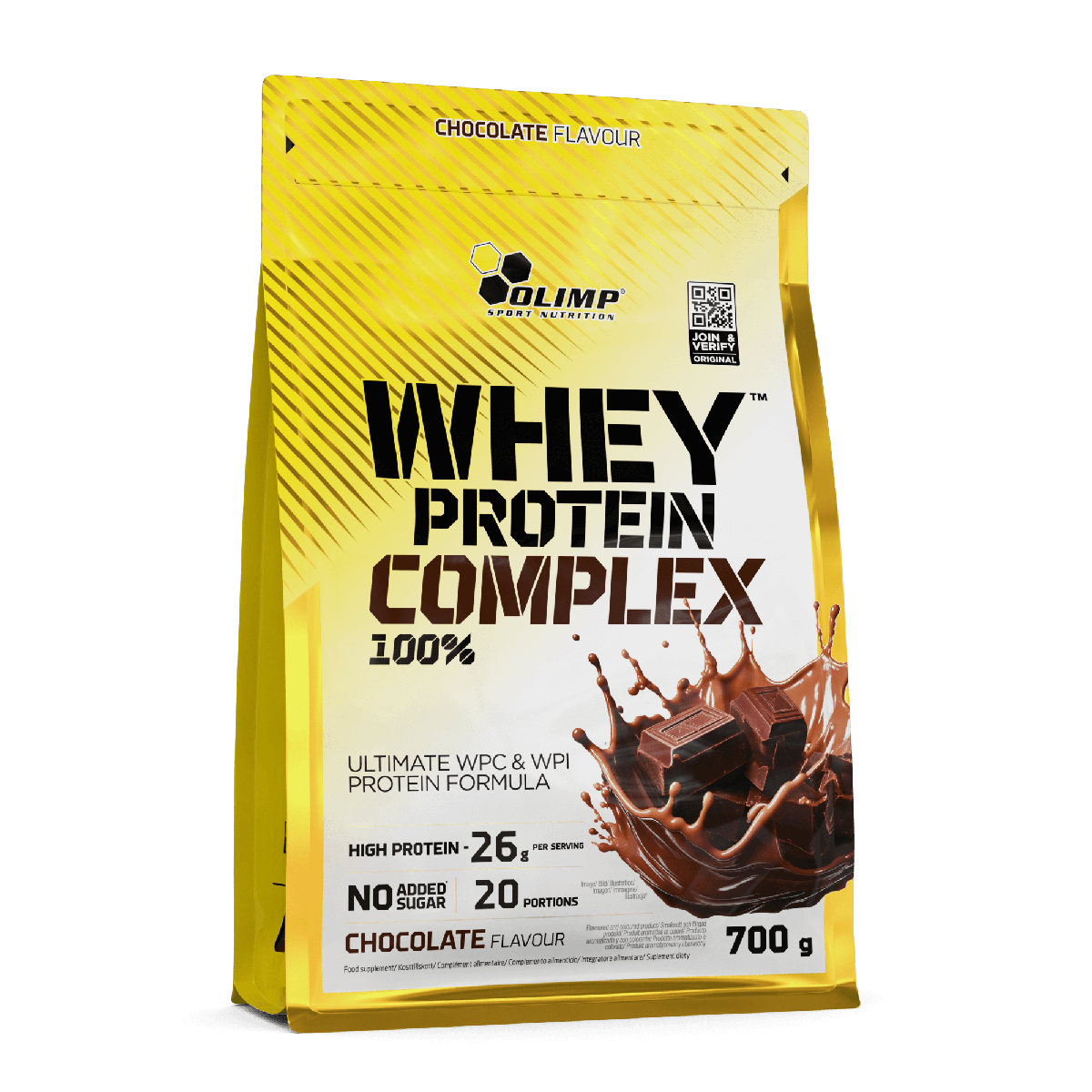 Olimp Sport Nutrition Whey Protein Complex 700g — Chocolate — product front