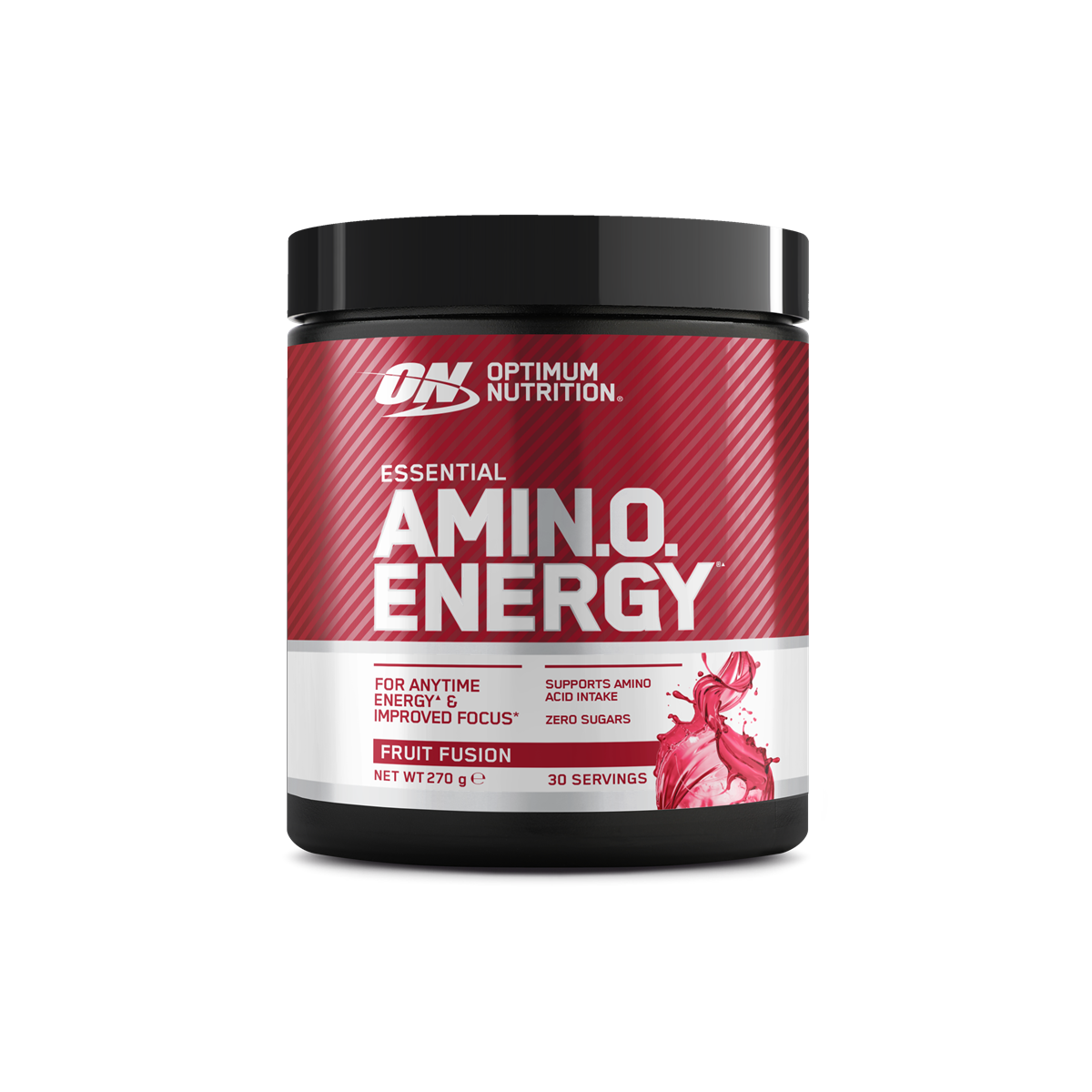 Optimum Nutrition AmiNO Energy 270g - Fruit Fusion product packaging