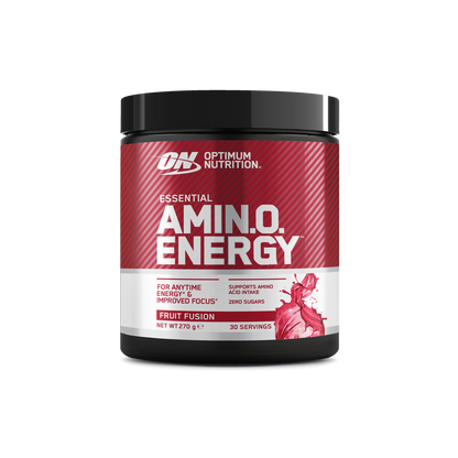 Optimum Nutrition AmiNO Energy 270g - Fruit Fusion product packaging