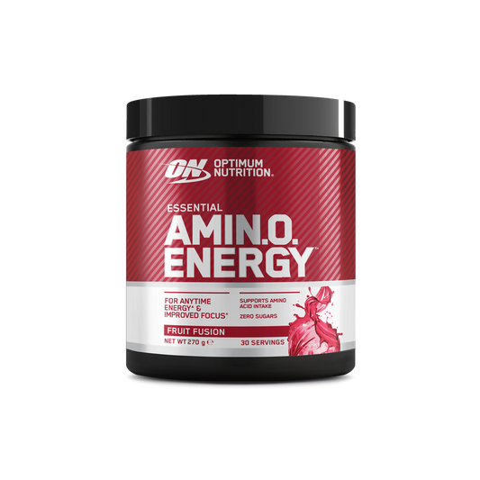 Optimum Nutrition AmiNO Energy 270g - Fruit Fusion product packaging