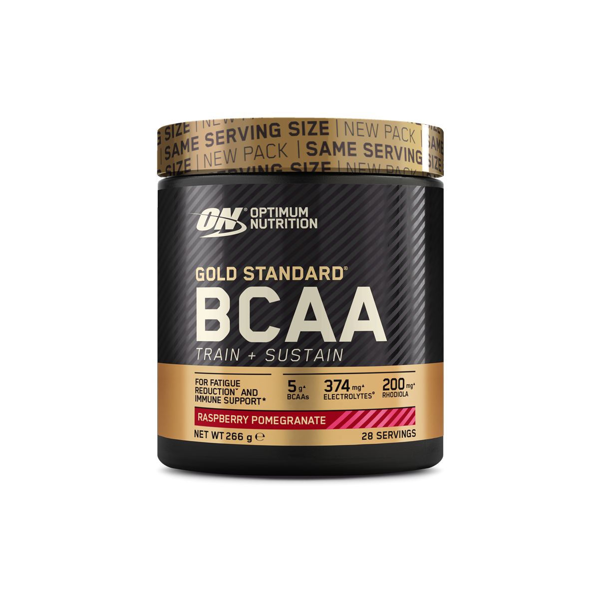 Optimum Nutrition Gold Standard BCAA 266g - Raspberry & Pomegranate product packaging