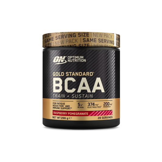 Optimum Nutrition Gold Standard BCAA 266g - Raspberry & Pomegranate product packaging