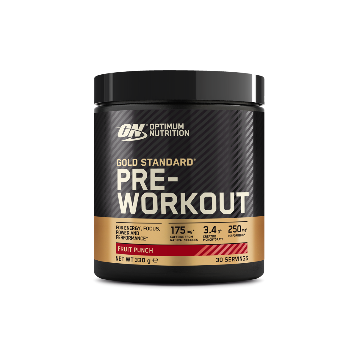 Optimum Nutrition Gold Standard Pre-Workout 330g - Fruit Punch product packaging