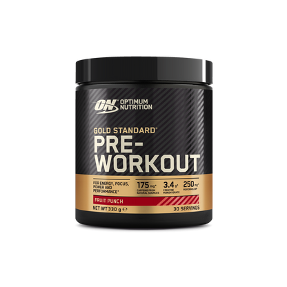 Optimum Nutrition Gold Standard Pre-Workout 330g - Fruit Punch product packaging