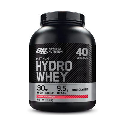 Optimum Nutrition Platinum Hydro Whey 1.6kg — Strawberry — product front