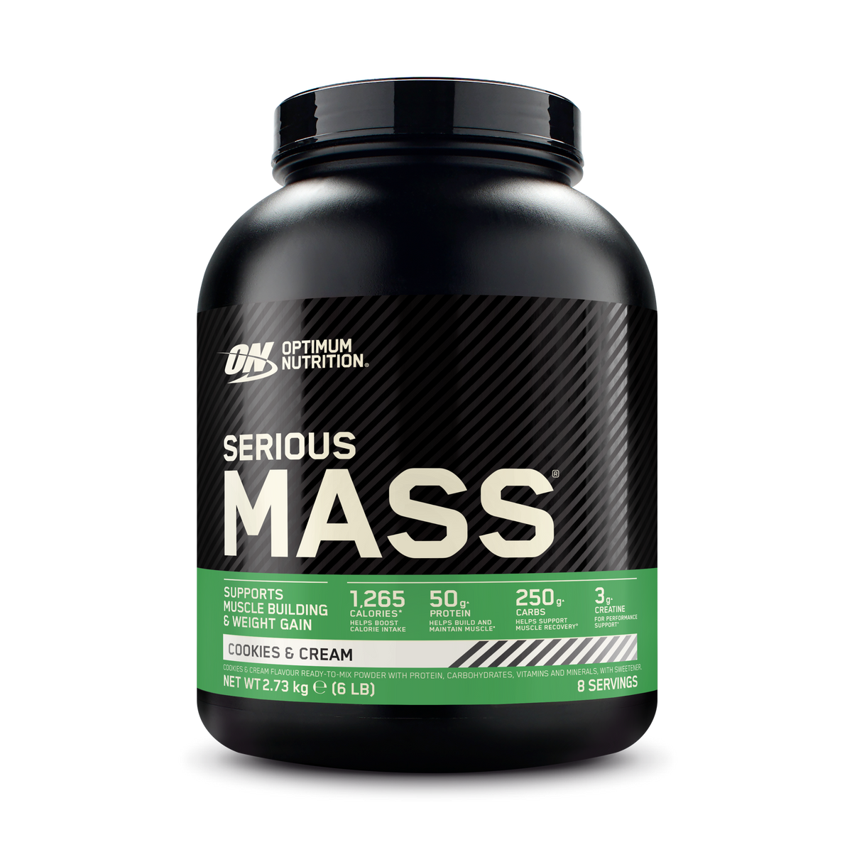 Optimum Nutrition Serious Mass 2.73kg — Cookies & Cream — product front