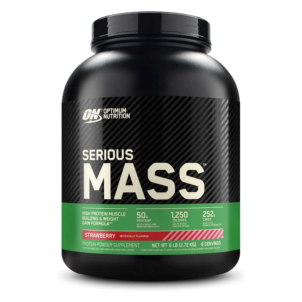 Optimum Nutrition Serious Mass 2.73kg - Strawberry product packaging