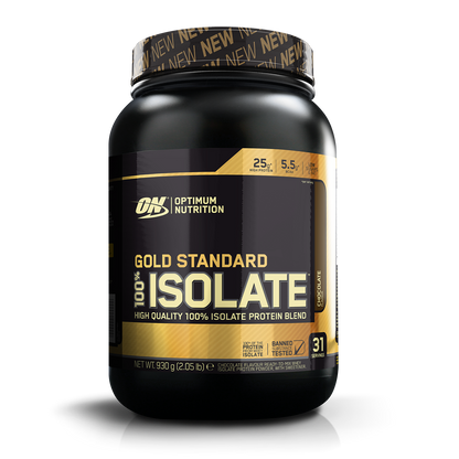 Optimum Nutrition Gold Standard 100% Isolate 930g - Chocolate product packaging