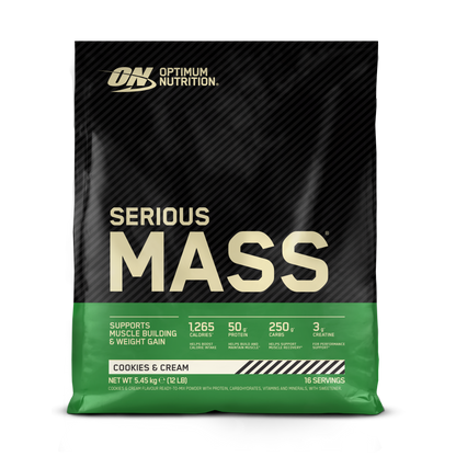 Optimum Nutrition Serious Mass 5.45kg — Cookies & Cream — product front