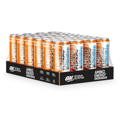 Optimum Nutrition Amino Energy + Electrolyte RTD 24x250ml - Orange product packaging